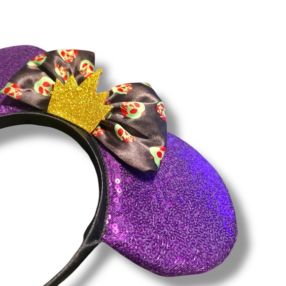 Disney Villains Eval Queen Minnie Mouse Ears Headband - Picture 3 of 6
